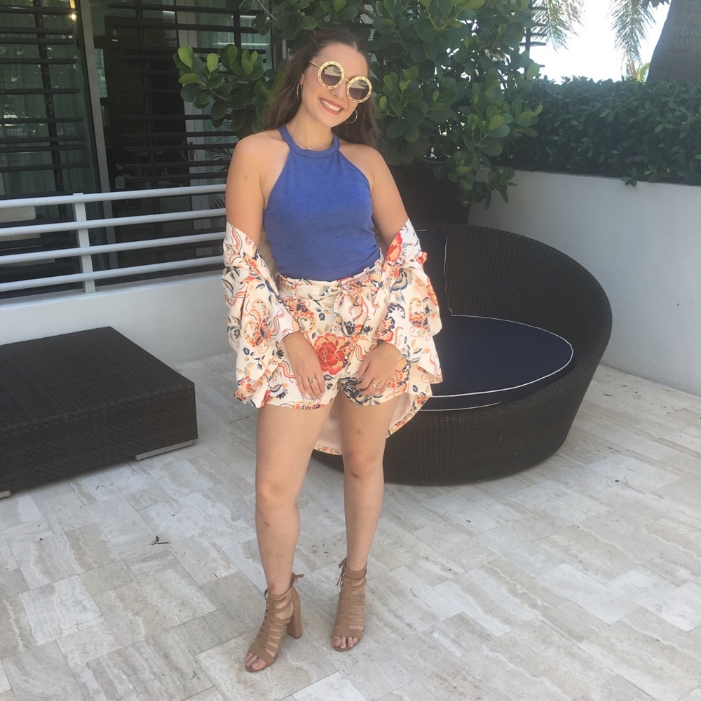 Zara Two Piece Set Shorts Blazer